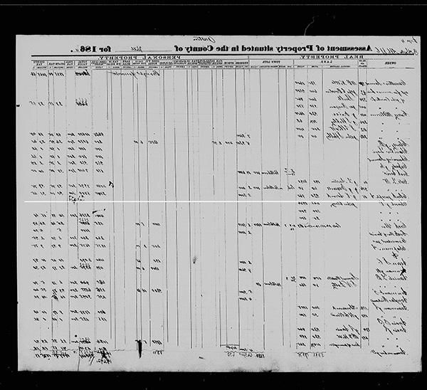 希尔县税单(1864年